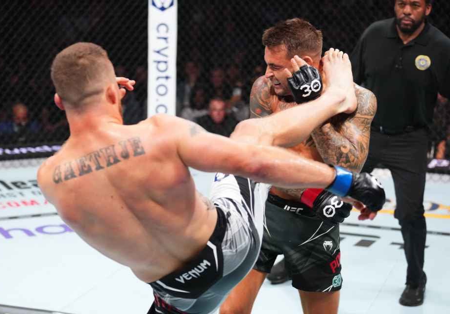Dustin Poirier Sends Message To Justin Gaethje After Head Kick Knockout At UFC 29, Says “Incredible Justin Gaethje Beautiful Set Up,”