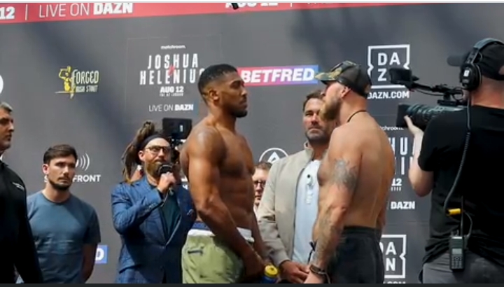 Anthony Joshua Landed Three Successive Uppercuts Before KO With Stunning Right Hand