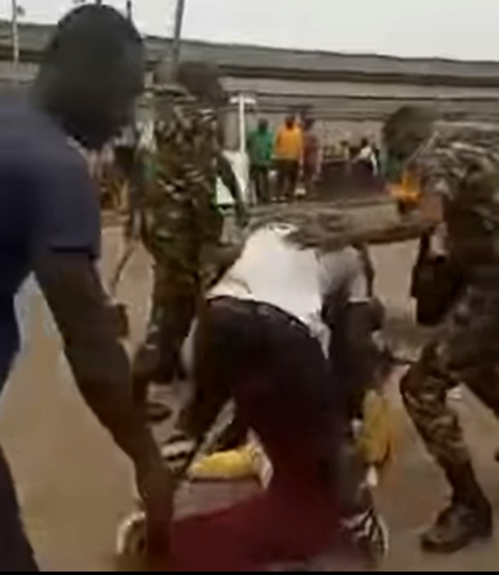 Soldiers Go Berserk,  Batter LASTMA Officer Like A Thief