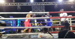 BREAKING: Portable Humbles Charles Okocha, Wins celebrity Boxing Showdown