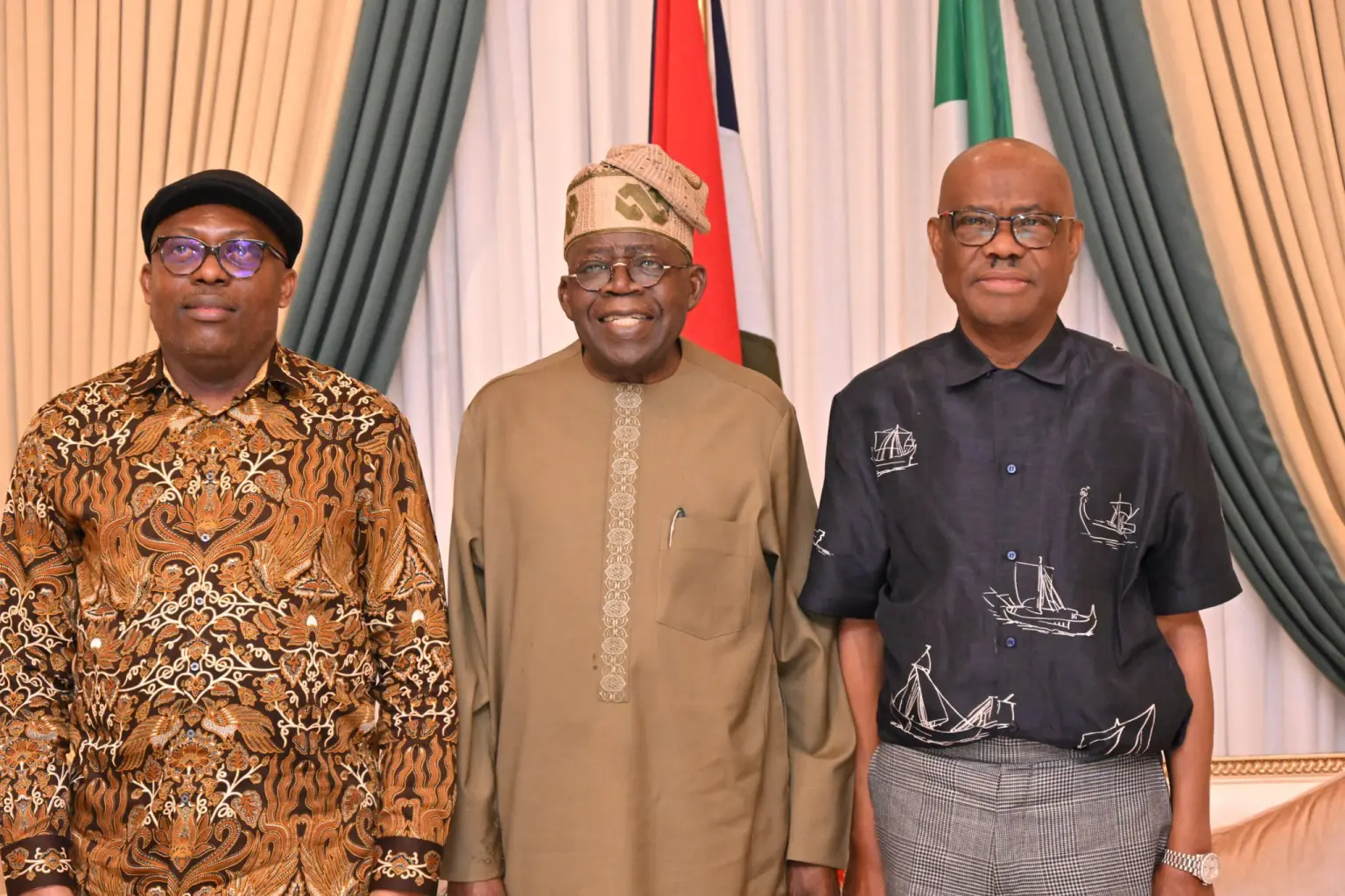 Tinubu Brokers Peace as Wike, Fubara, and Rivers Lawmakers Reunite After Months of Turmoil