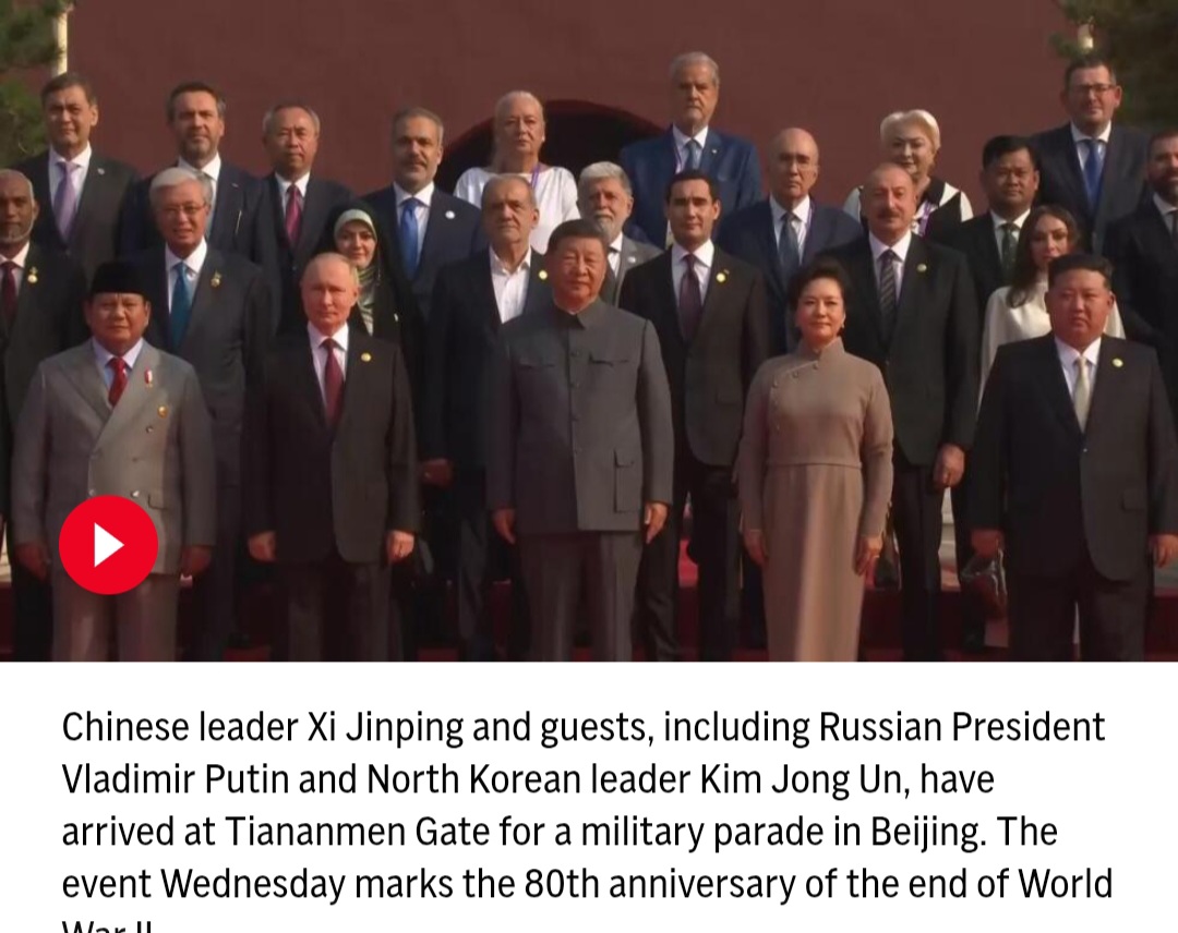 China Displays  Military Strength On The 80th Anniversary Of The End Of WWII