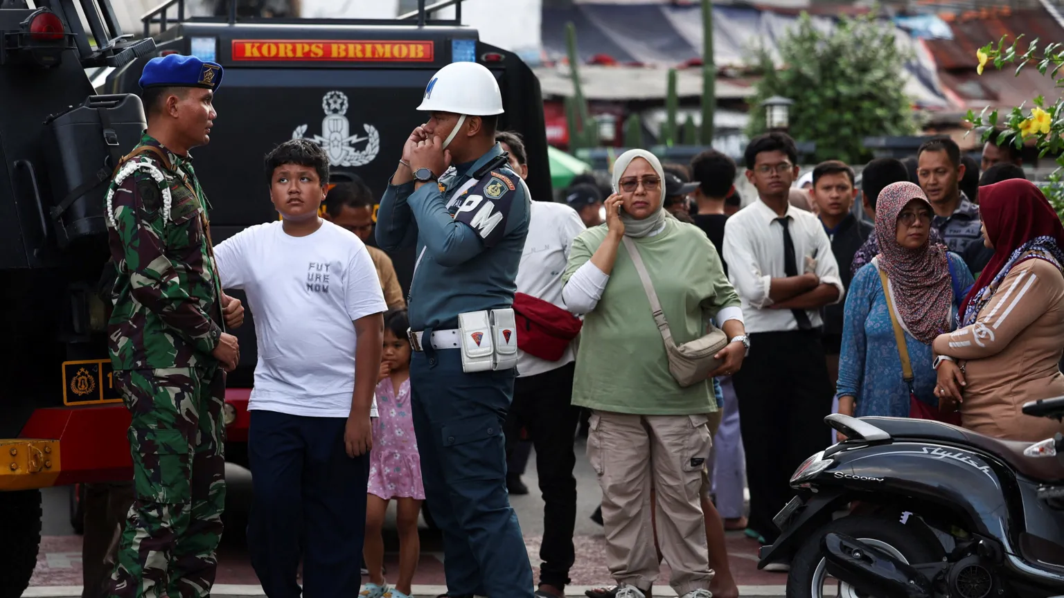 54 Injured in Mosque Explosion at Jakarta High School; Teen Suspect Under Surgery