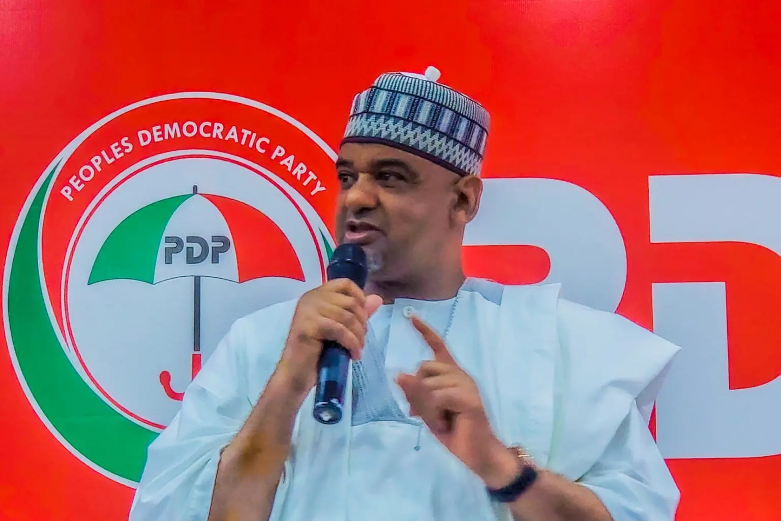 PDP Crisis Deepens as Acting Chairman Damagum Says ‘Devil’ Using Members to Destabilise Party