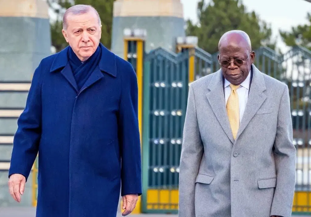 Tinubu Stumbles in Ankara, Presidency Confirms He’s in ‘Great Shape’