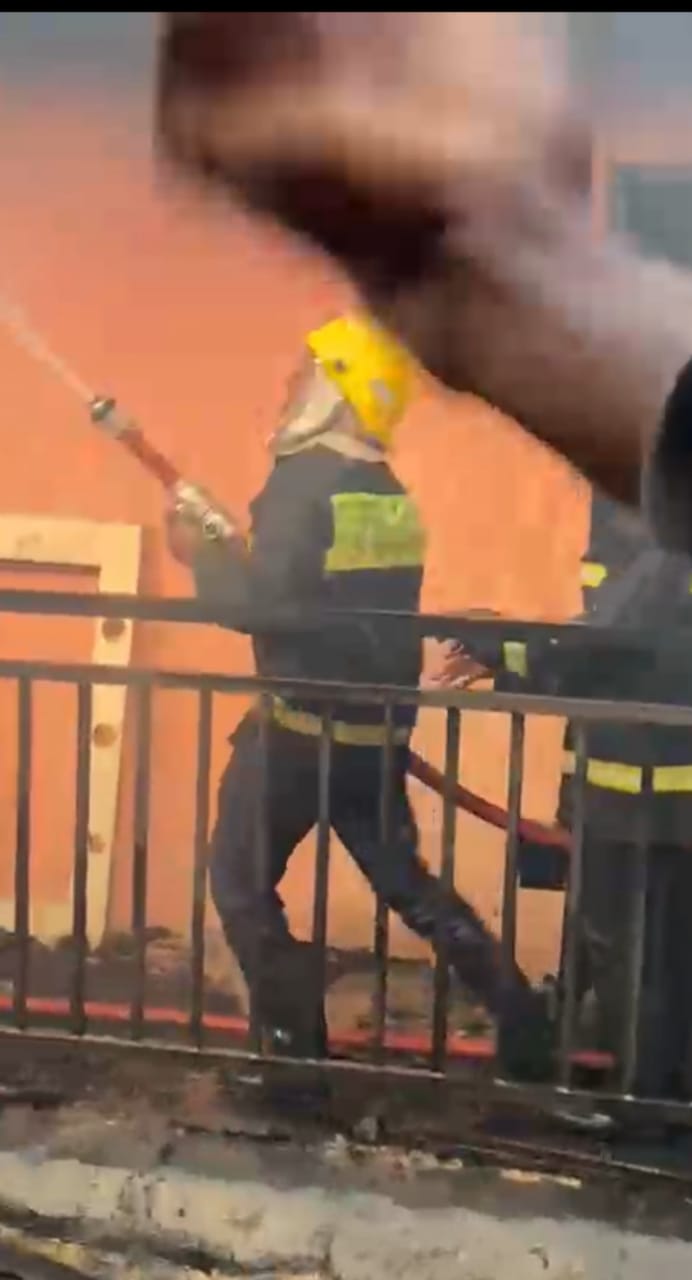 Ibadan Market Fire Destroys Shops, Billions in Goods Saved by Firefighters