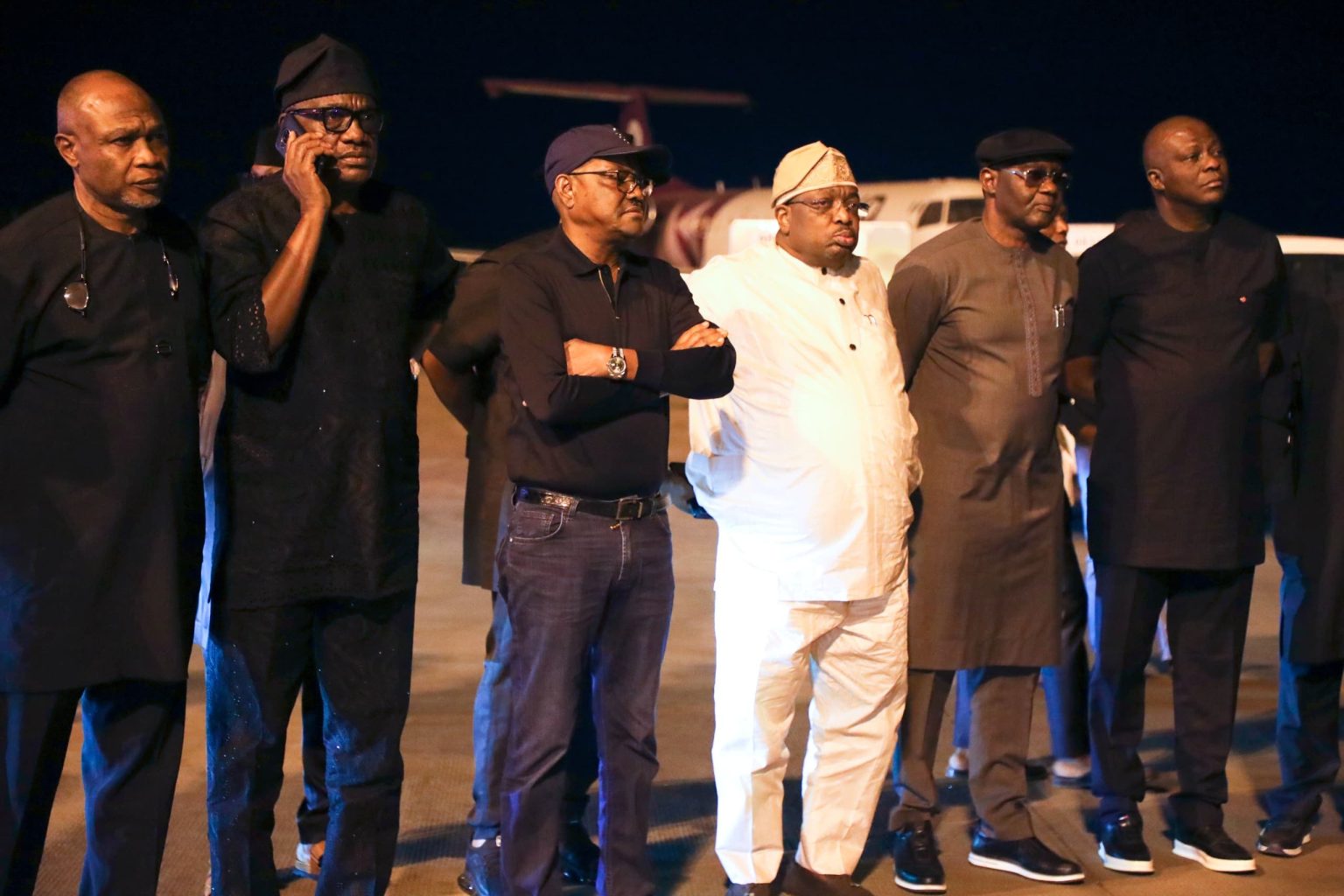 Wike Leads Repatriation of Late Senator Barinada Mpigi’s Body at Abuja Airport