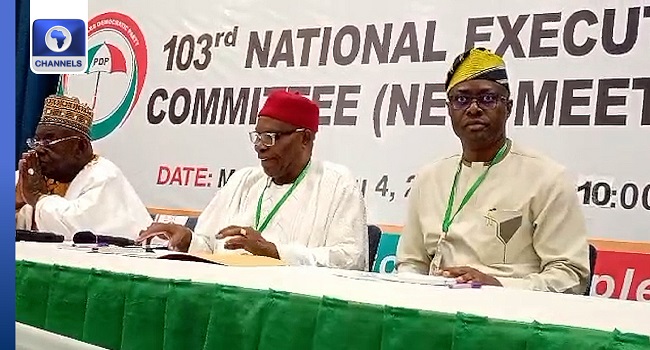 PDP Crisis Deepens as Makinde, Turaki Bloc Holds Emergency NEC Meeting in Abuja