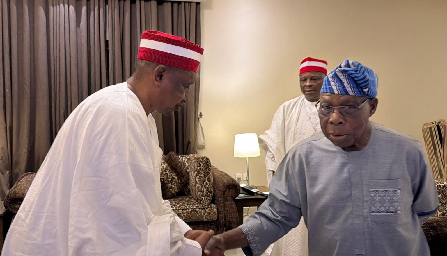 2027 Politics: Obasanjo Meets Kwankwaso in Kano, Fuels Fresh Speculation Over Opposition Alliance