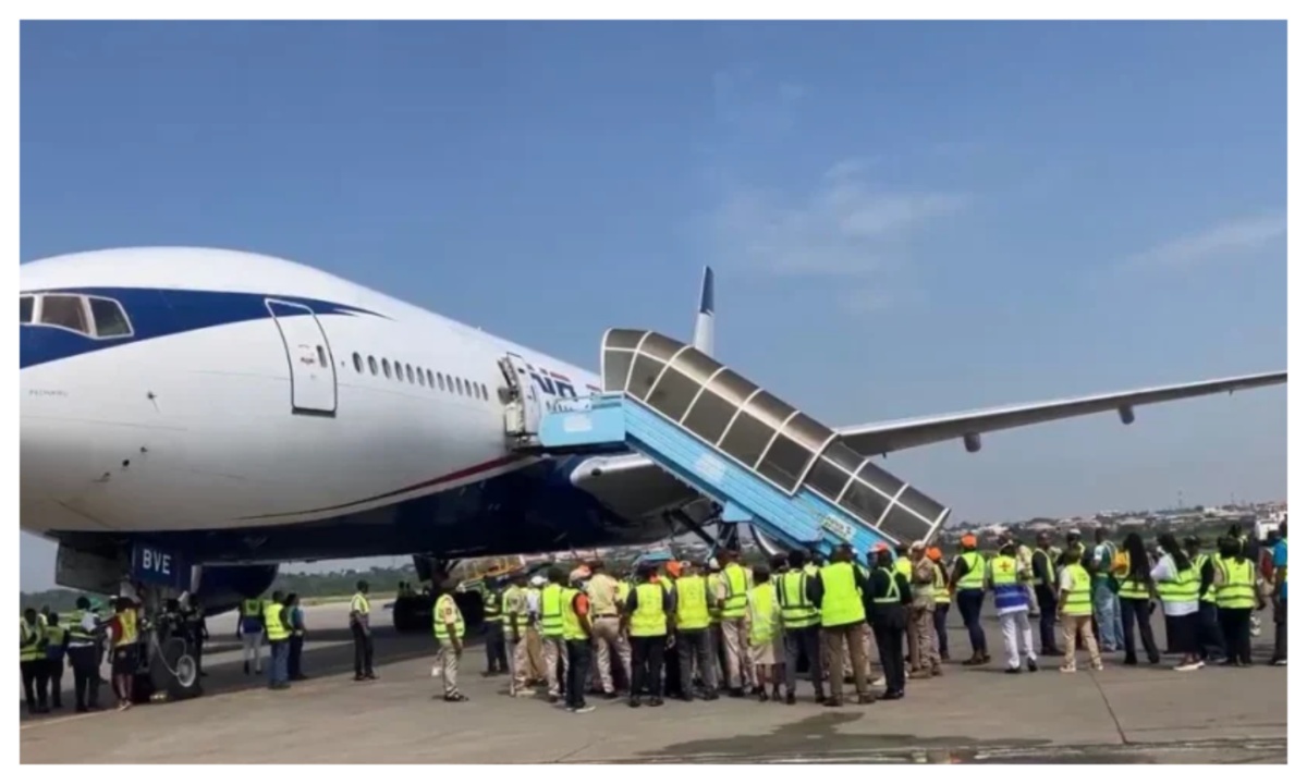 The final evacuation flight bringing stranded Nigerians home from South Africa has arrived at the Murtala Muhammed International Airport, Lagos.