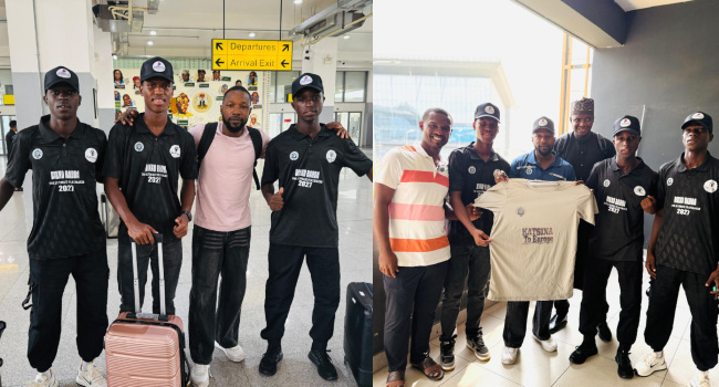 Eight Katsina Football Academy Talents Leave Nigeria for Belarus Training Camp