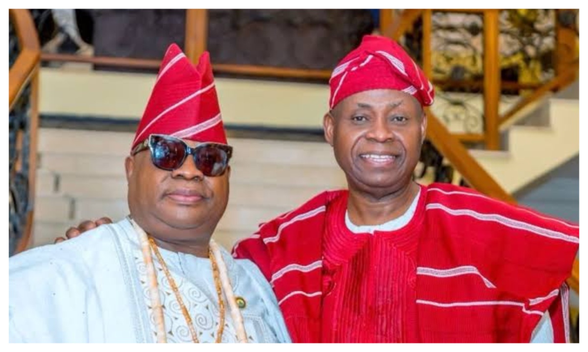 Adeleke Prostrates Before Brother After Osun Re-election Victory