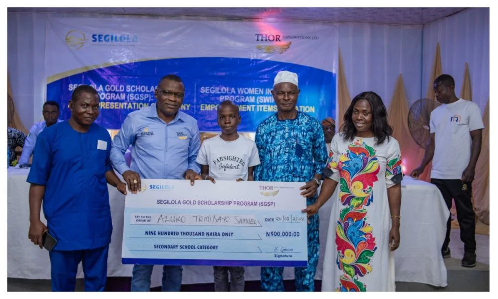 Segilola Gold Mine Empowers 33 Women, Awards Scholarships to 63 Osun Students