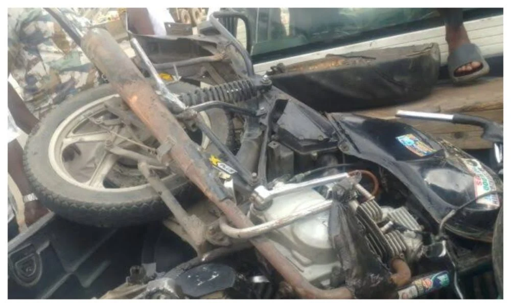 Tipper Truck Crushes Motorcycle Passenger to Death in Lagos