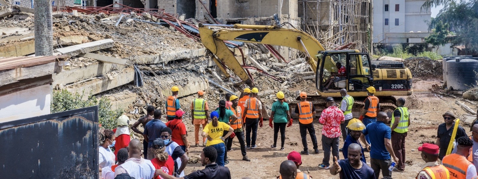 Enugu Building Collapse: Four Rescued as One Person Feared Dead at Sealed Hotel Site