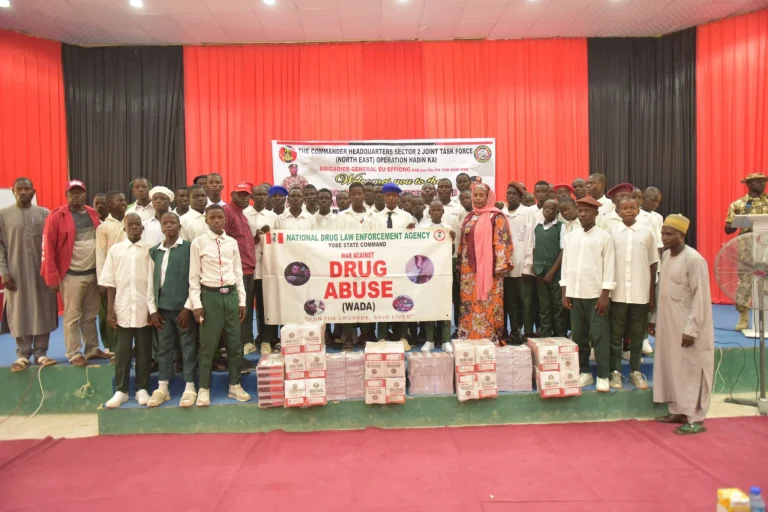 Nigerian Army Sensitises Over 300 Yobe Students on Drug Abuse, National Security