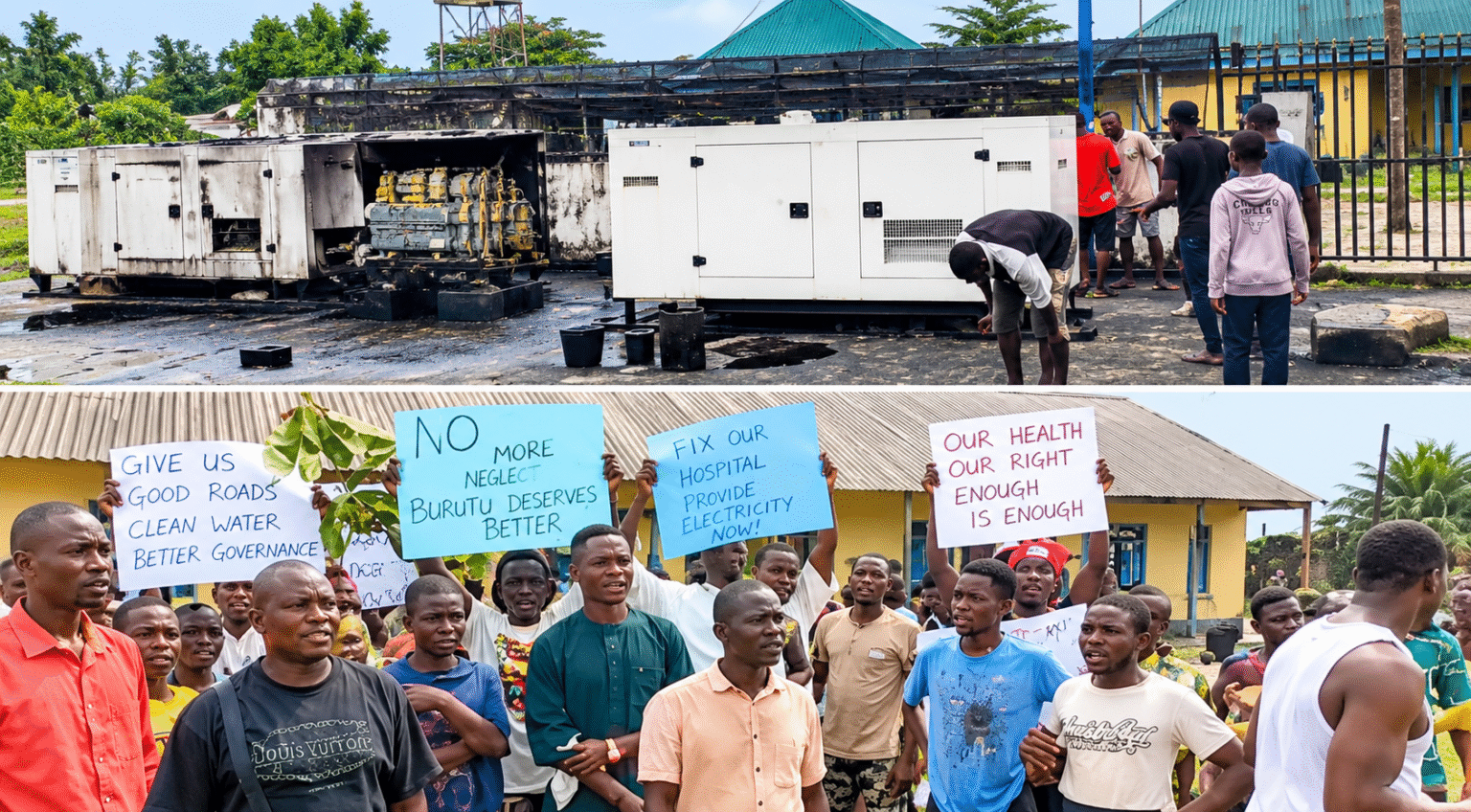 Burutu Protest: Youths Seize Council Chairman’s Boat Over Alleged Neglect, Poor Amenities