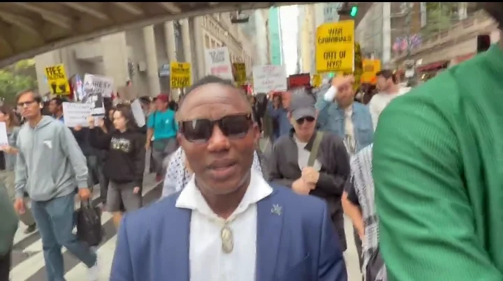 Sowore Joins Pro-Palestine Protest in New York, Condemns Gaza War