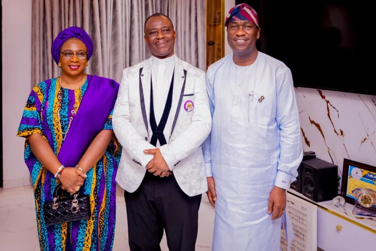 2027 Lagos Election: Hamzat Visits MFM General Overseer Olukoya With Running Mate