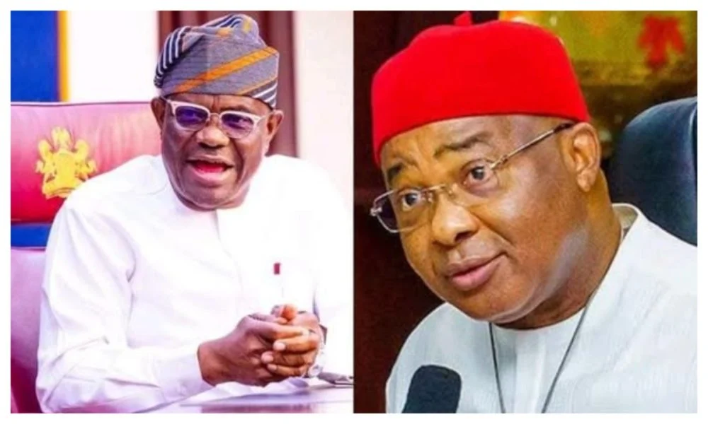 Wike Reportedly Snubs Uzodinma at APC Campaign Council Launch Amid Political Rift